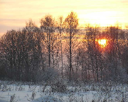 Зимнее солнце